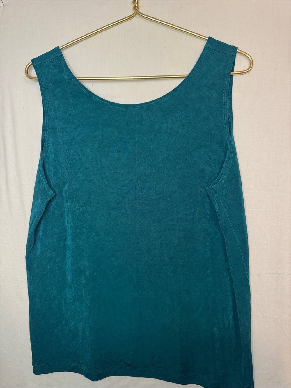 Chico's Teal Scoop Neck Tank Top